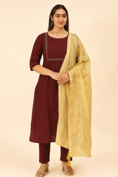 DPT-12-0 Cotton Gotta Work Dupatta