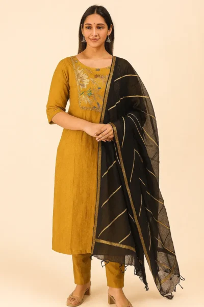 DPT-13-0 Bhagalpuri Organza Dupatta